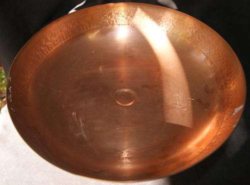 Large Copper Centre Piece Bowl