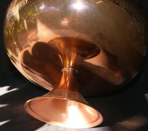 Large Copper Centre Piece Bowl