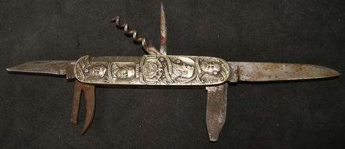 South African Boer War 8 General and President Paul Kruger Pen knife