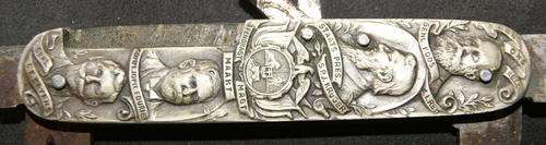 South African Boer War 8 General and President Paul Kruger Pen knife