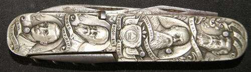 South African Boer War 8 General and President Paul Kruger Pen knife