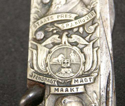 South African Boer War 8 General and President Paul Kruger Pen knife
