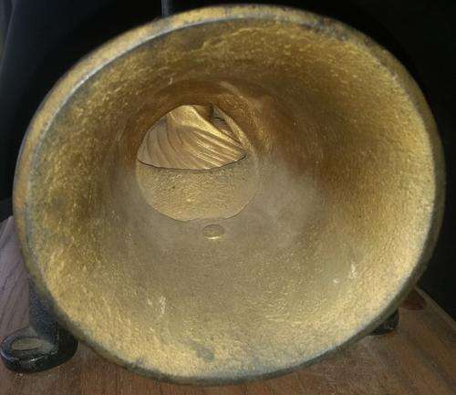 Antique Large Love Lock No.3 Cast Iron Coffee Mill Grinder - Made in England
