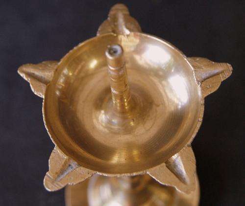 Vintage Pair of Brass Candle Sticks