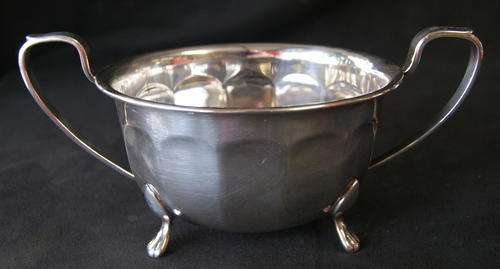 Vintage Sheffield EPNS Silver Plated Sugar Bowl