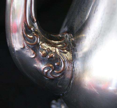 Vintage EMESS Silver Plated Tall Ornate Coffee Pot