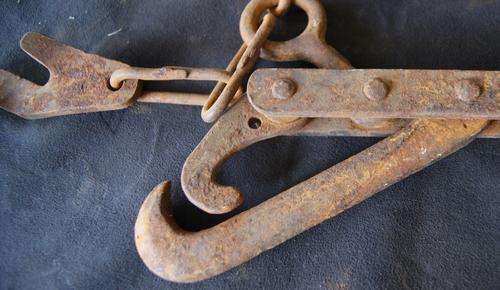 Vintage Cast Iron Lever Chain Fence Stretcher Tool