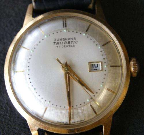 Junghans Trilastic Hand Wound 17 Jewel Germany Watch J93S1