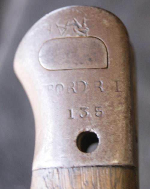British Pattern 1907 Cut Back Lee Enfield Sword Bayonet - Manufactured by Remington