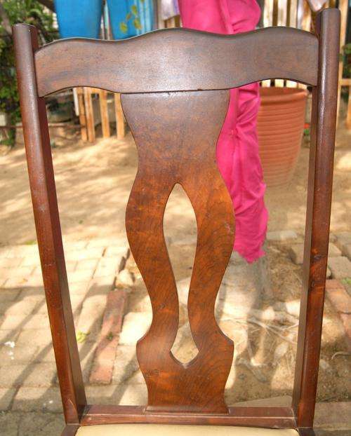 Vintage Mahogany Ball & Claw High Back Dining Chairs