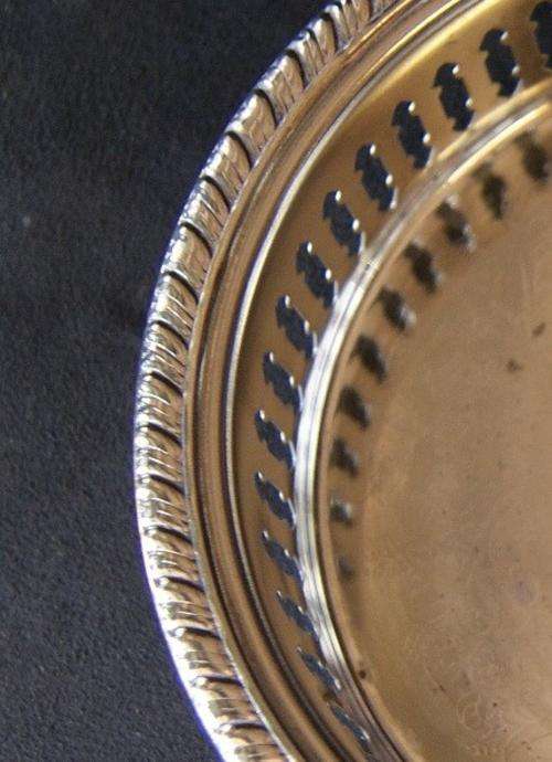 Vintage EPNS Silver Plated Wine Bottle Rest