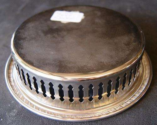 Vintage EPNS Silver Plated Wine Bottle Rest