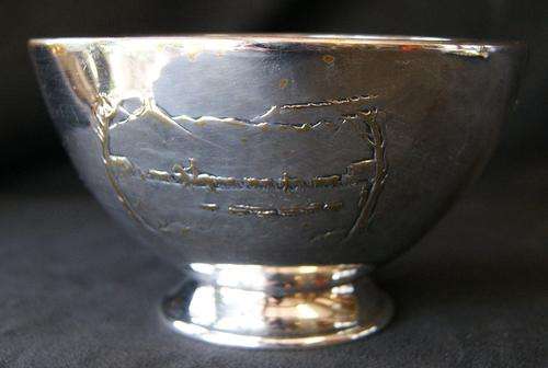 Commemorative Voortrekker Aandenking 1838-1938 NV Silverfabriek Silver Plated Sugar Bowl