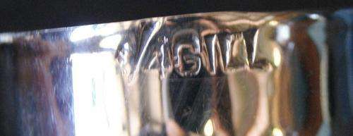 Vintage Seranco EPNS Quarter Gill Silver Plated Tot Measure