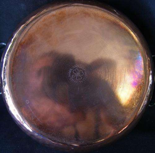 Vintage Stockli Netstal Copper and Brass Fondue Pot with Burner - Swiss Made
