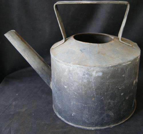 Vintage Galvanized Metal Watering Can