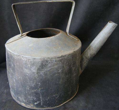 Vintage Galvanized Metal Watering Can