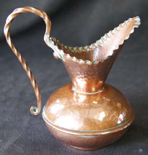 Vintage Small Copper Hand Made Jug