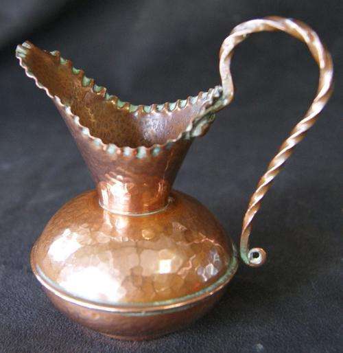Vintage Small Copper Hand Made Jug