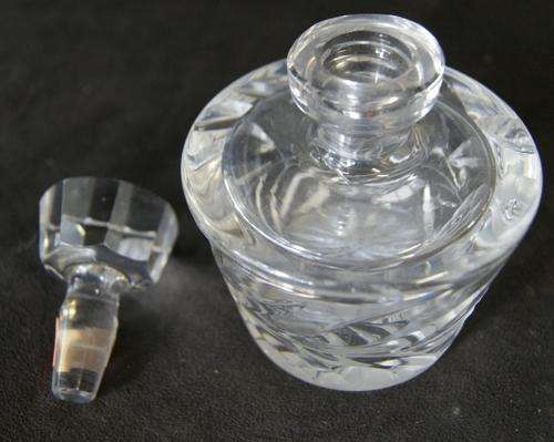 Vintage Crystal Glass Scent or Perfume Bottle