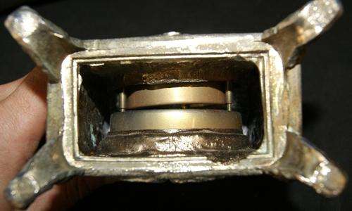 Vintage Landex Royal Craft Metal Alarm Mantle Clock
