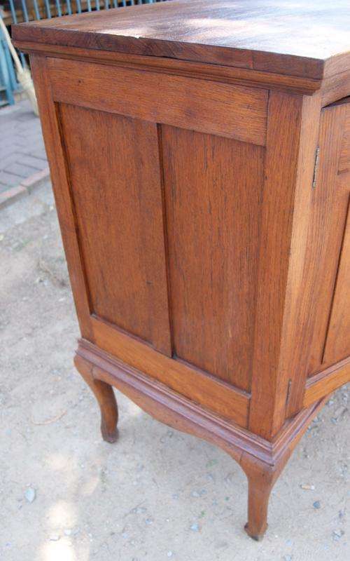 Vintage Teak 3 Drawer Side Board with Cup Handles