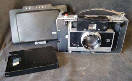 Vintage Polaroid 195 Folding Land Camera Seiko Tominon Lens