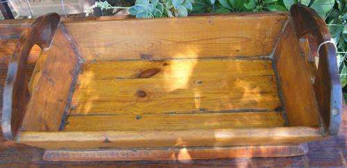 Africana Oregon Wood Bread Basket or Tray