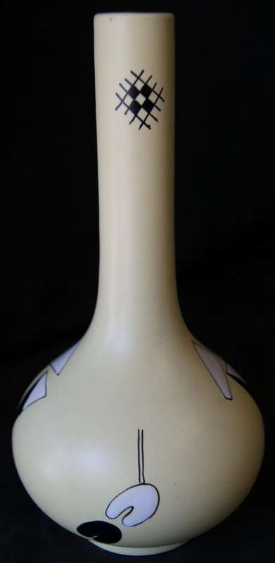 Vintage Deco Gouda Flora Pottery Flower Tall Vase