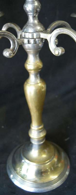 Vintage Large Silver Plated Candelabra Candle Stick