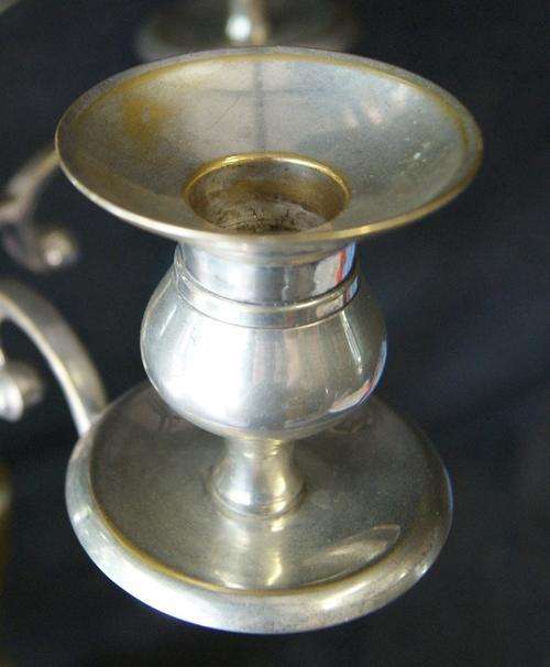 Vintage Large Silver Plated Candelabra Candle Stick