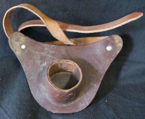 vintage Leather Fishing Rod Belly Holder for the keen fisherman
