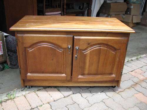 A 2 DOOR LOWBOY PERFECT FOR A FLAT SCREEN TV... DRASTICALLY REDUCED