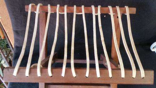 Vintage Teak Reimpie Folding Stool