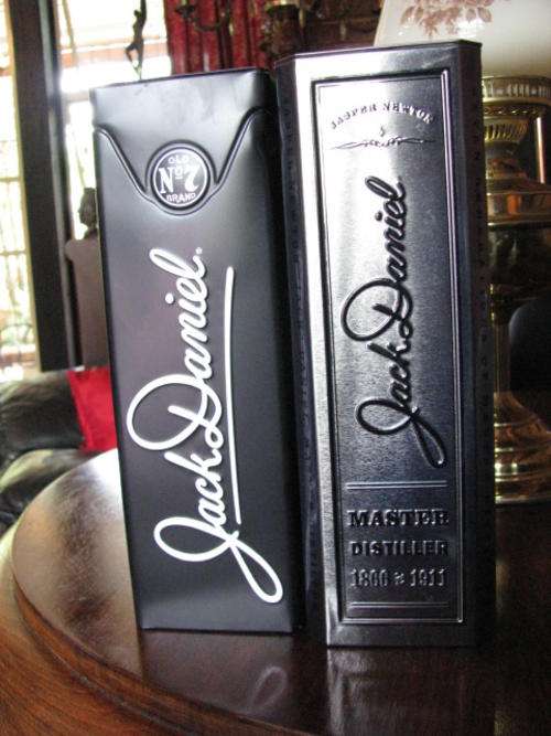 2 X JACK DANIELS TINS..TALL