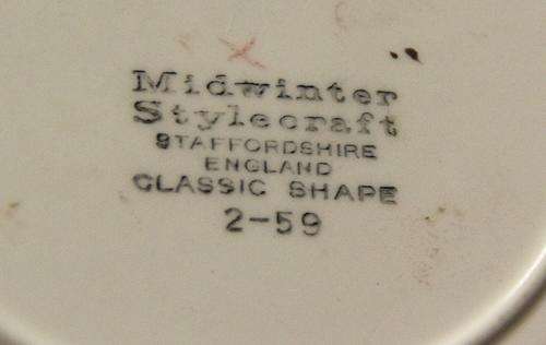 Vintage Midwinter Staffordshire Bone China Porcelain Duck Egg Blue Teacup Trio