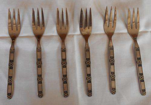 6x Gorgeous Cake Forks @ Crazy R1 Start