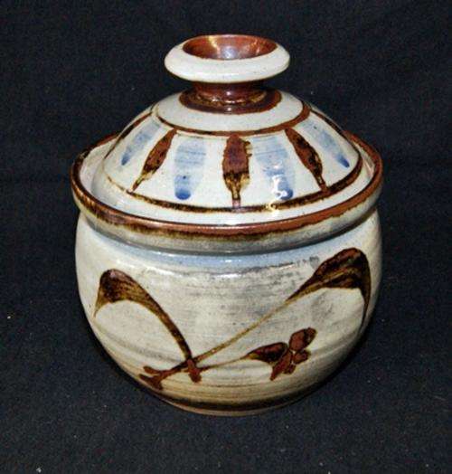STUNNING OLD STONEWARE BISCUIT BARREL @@@ LOW START