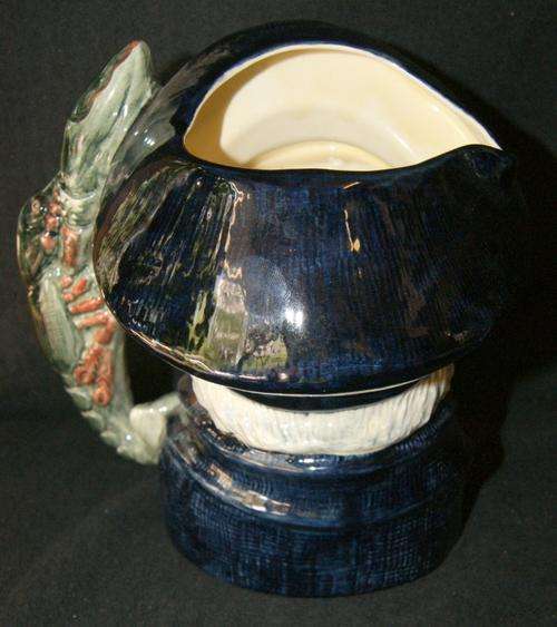 Royal Doulton Porcelain Large Character Toby Jug The Lobster Man - D6617