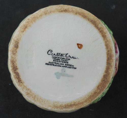 Vintage Carlton Ware Australian design Foxglove Sugar Bowl