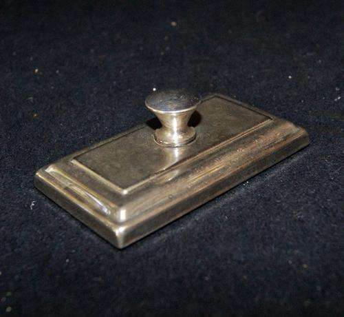 STUNNING ANTIQUE SILVER PLATED PAPER WEIGHT @@@ CRAAZZZY R1 START