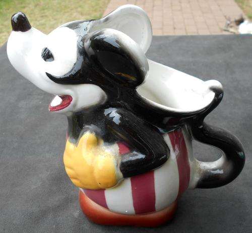 Vintage 1950's Mickey Mouse Large Pitcher Jug