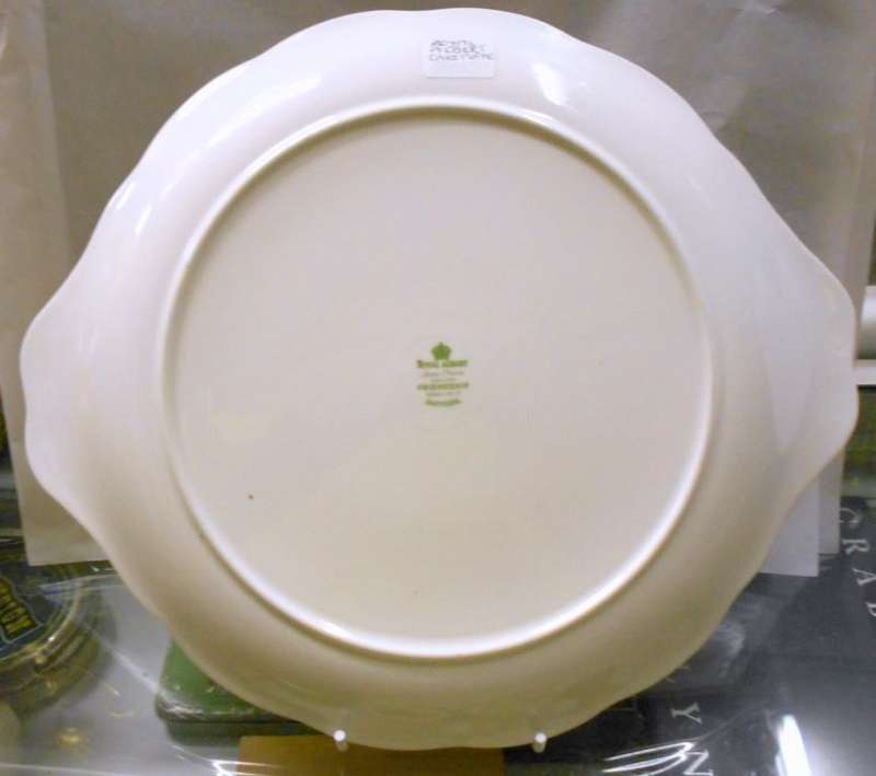 Vintage Royal Albert Friendship Series Daffodil Large Cake Plate