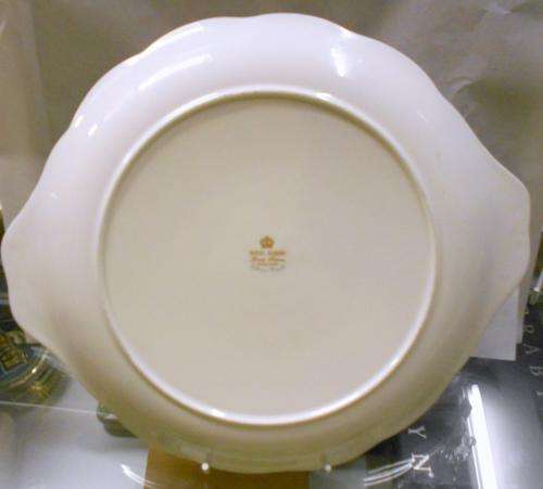 Vintage Royal Albert Silver Maple Large Cake Plate