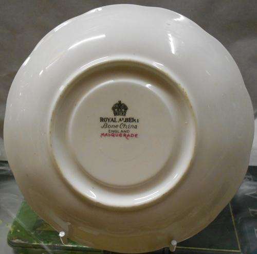 Vintage Royal Albert Masquerade Cup Saucer