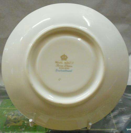 Vintage Royal Albert Enchantment Blue Round Edge Cup Saucer