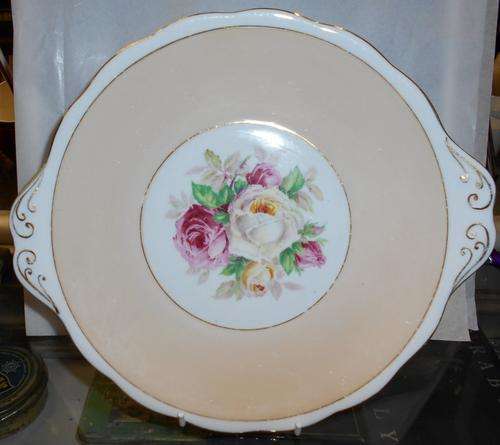 Vintage Royal Albert Arthur Floral Bouquet Cake Plate