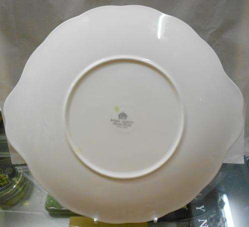 Vintage Royal Albert Arthur Floral Bouquet Cake Plate