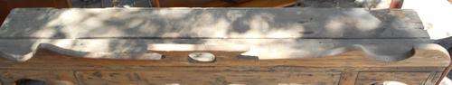 Vintage Hand Made Mantel Shelf with Original Mirrors