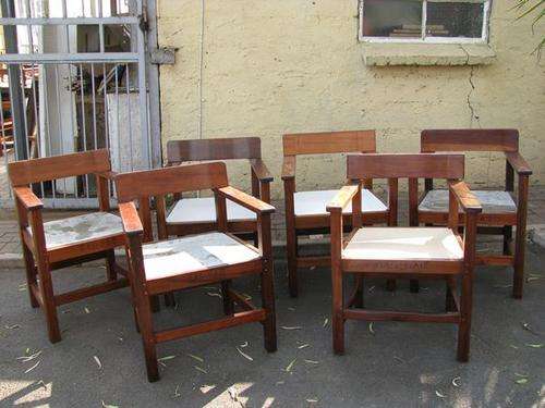Set of 6 SAR / SAS (South African Railway/Spoorwee) chairs.......REDUCED!!!! REDUCED!!!!!